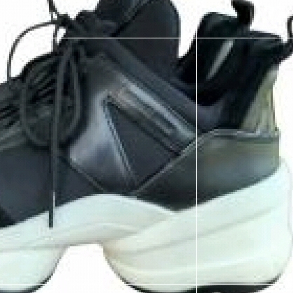 Michael Kors Olympia Extreme Black White Ivory Athletic Shoe Sneaker Women 10 - Picture 11 of 16